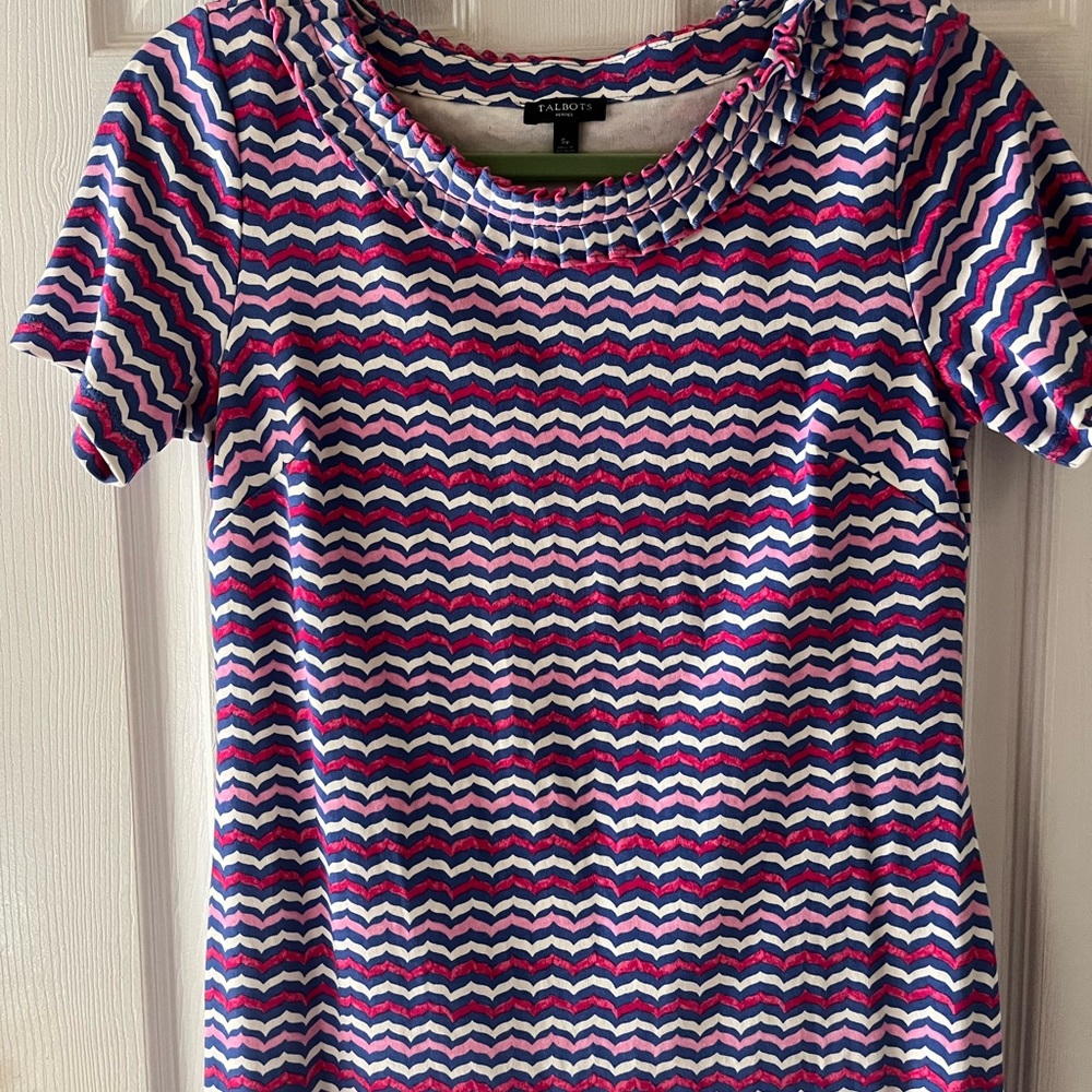 Talbots striped dress in excellent condition size SP